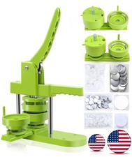 Button Maker Machine Multiple Sizes, Pin Maker Machine 2.25 inch 3 inch, Inte...