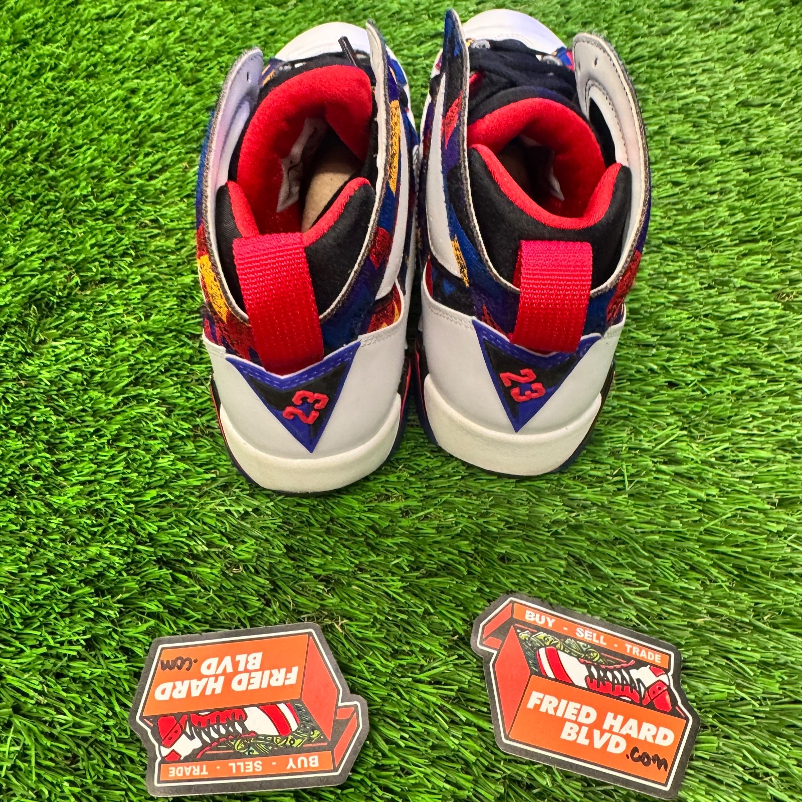 Air Jordan 7 Ugly Sweater Nothing But Net GS 304774-142 Youth Size 6Y thumbnail 5