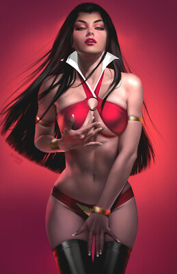 VAMPIRELLA: RAGE #1 (JOSH BURNS EXCLUSIVE VARIANT) COMIC BOOK ~ Dynamite