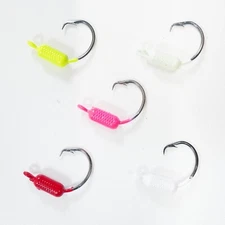 1/8 oz. 4/0 - YELLOWTAIL WEIGHTED CIRCLE HOOK JIGS 4/0 Mustad Hook (25 Pack)
