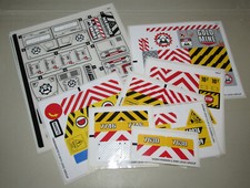 New Original Sticker Sheets from Lego City Construction Theme READ DESCRIPTION