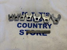 Mac Tools 3/8" Drive 7pc 3/8"-13/16" SAE Crowfoot Socket Set (no 5/8") w/ Rail