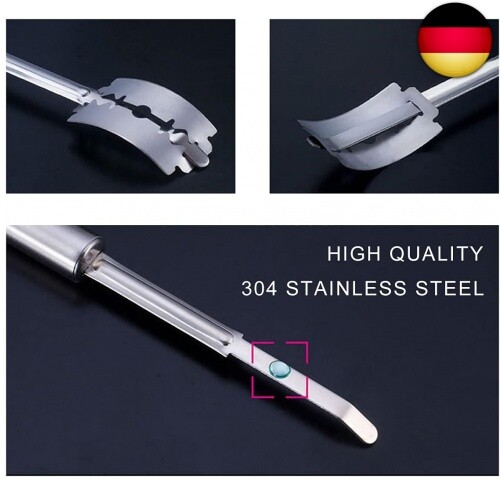 Bgfuni Bäckermesser Brot Lahm Scoring Tool Set, Teigmesser Baguettemesser mit 5 - Bild 4 von 6