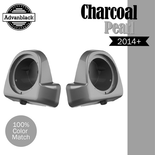 Cápsulas de altavoces Charcoal Pearl de 6,5" Rushmore carenados ventilados inferiores para Harley 2014+ - Imagen 5 de 5