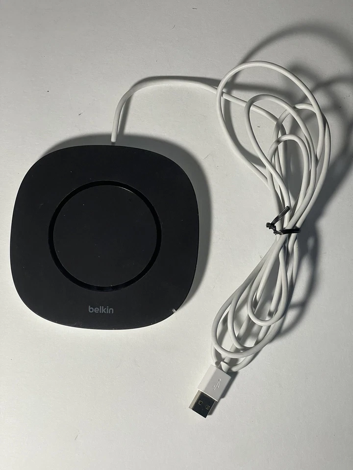 Almohadilla de carga inalámbrica automática Belkin F8M747 negra (probada) con cable Foto 3 de 4