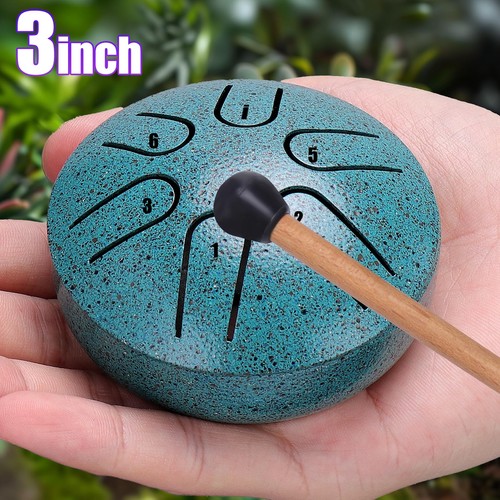 Rain Drum for Outside - 3 Inches 6 Notes Steel Tongue Drum Rain Chime Drum Ra... - Picture 5 of 9