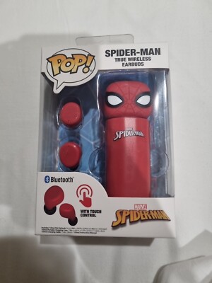  Spiderman Wireless Earbuds Kopfhörer Funko Pop Neu Spider-Man Marvel Sealed