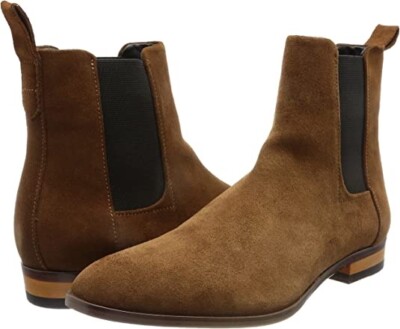 HUGO BOSS STIEFEL CULT CHEB 42 BLACK CHELSEA BOOTS SCHUHE