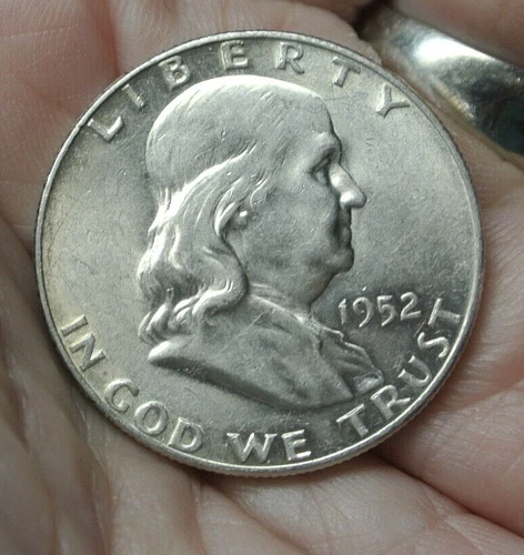 Unc 1952 D  UNC Franklin Half Dollar