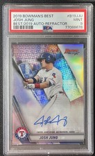 2019 Bowman's Best of '19 Autograph Refractor Josh Jung ROOKIE AUTO PSA 9 Mint