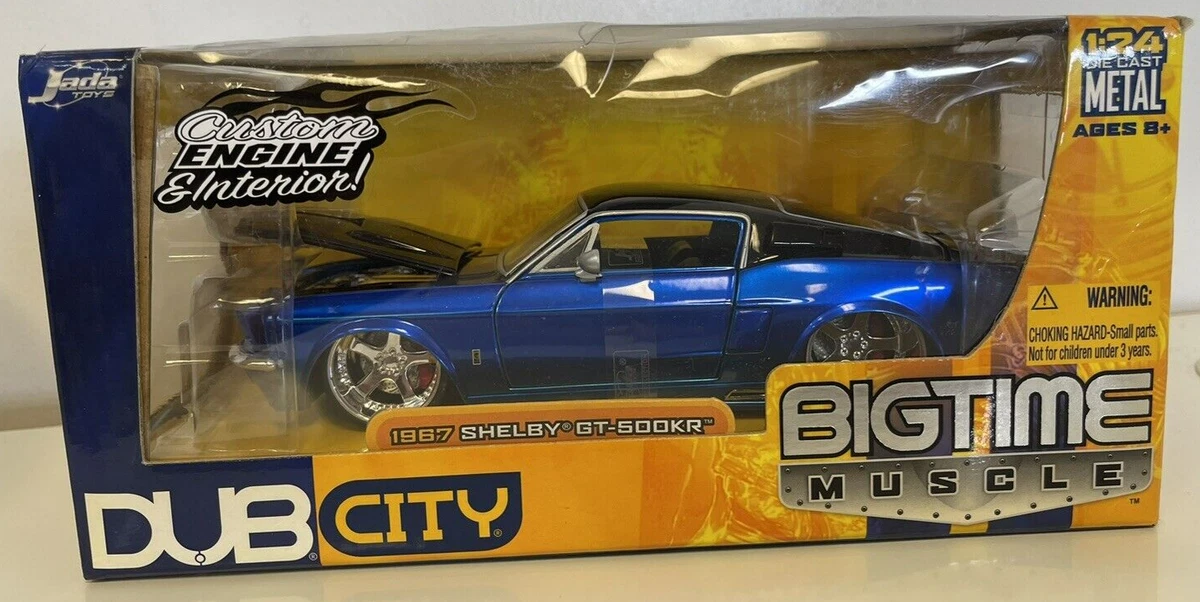 Jada Toys Big City Muscle Dub City 1967 Shelby GT-500KR 1:24 Die Cast Metal