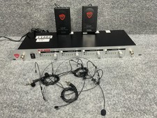 Nady U-41 Quad 4-channel Uhf Wireless Mic System Receiver With Transmitter*
