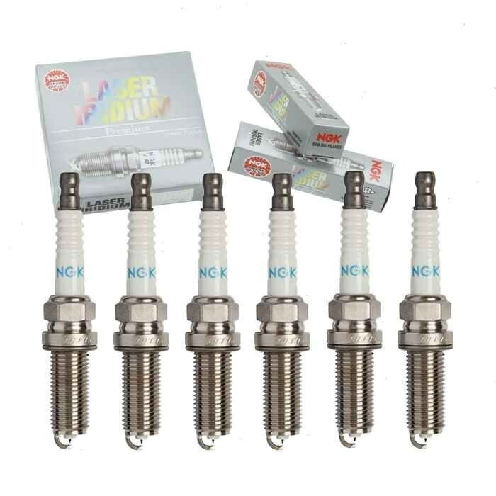NGK Laser Iridium High Ignitability Spark Plugs 96372 Set of 6 For Maserati 3.0T