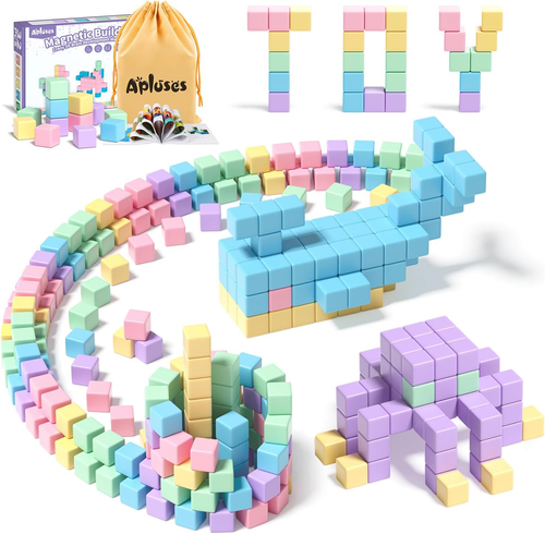 32Pcs Magnetic Blocks Building Cubes for Toddlers, Classroom Must Haves Creative
