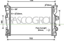 Radiador enfriador de agua radiador de motor para Alfa Romeo Giulietta 4C 940 940 960 961 