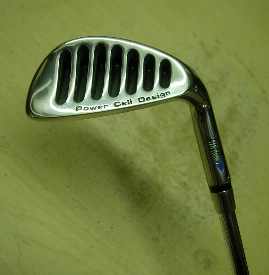 g4 NOS Tiger Shark 1990's GREAT WHITE IRONS 3-PW Steel Shaft RH-L rmade in USA - Image 4 of 4