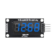 Blue TM1637 0.36" inch 7-Segment 4-Digit LED Display Clock LED Tube Module