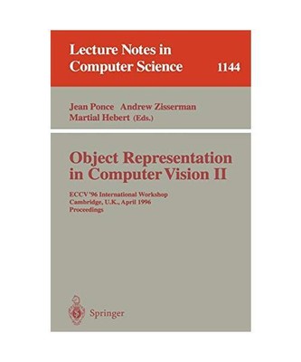Object Representation in Computer Vision II: ECCV '96 International Workshop, Ca