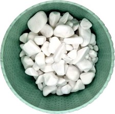 Decorative MARBLE EXTRA WHITE Stones / Pebbles *HOME & GARDEN* AQUARIUM 10-20Mm