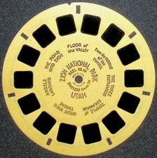 Zion National Park Utah 1939 Blue Back Sawyers VIew-Master 141 Pat Applied For