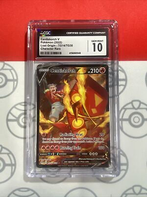 PSA 10 GEM Mint Pokemon Lost Origin Centiskorch V Full Art PSA 10 GEM Mint Pokemon Lost Origin Centiskorch V Full Art