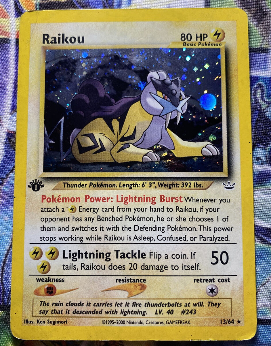 Pokémon - 1 Card - Raikou - Catawiki