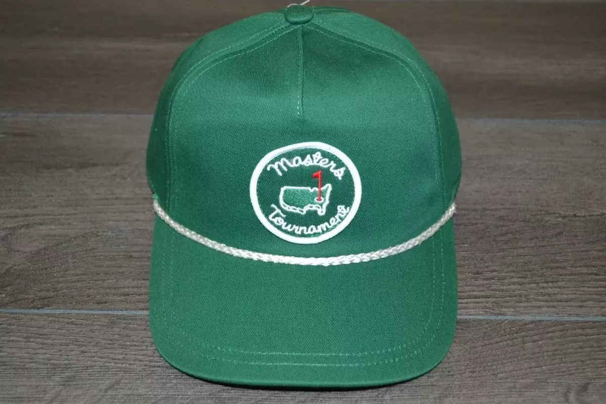 The Masters Augusta National Green Men s Cotton Rope Patch Hat ANGC Golf Club