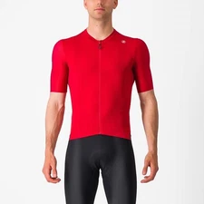 Castelli ESPRESSO Short Sleeve Cycling Jersey - 2024 MEN'S : RICH RED