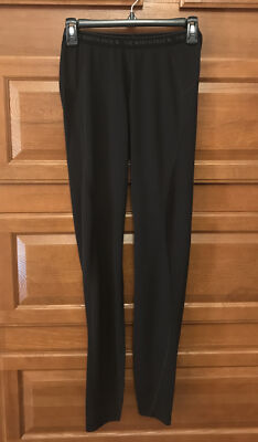 The North Face Womens Winter Long John Pants Size Small Black Flashdry 757