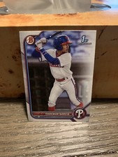 2022 Topps Bowman Baseball Yhoswar Garcia 1st Bowman Paper BP-90 Phillies