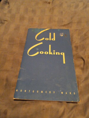 COLD COOKING & HOME FREEZING Montgomery Ward Cook Book Booklet Cooking Cookbook 