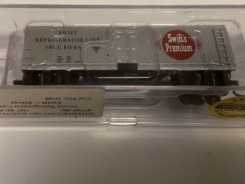 Intermountain Railway CO. 1048 - vagón refrigerador de madera - plateado. *NIP* | Zustand: New