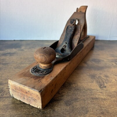 Vintage Bailey Stanley Rule & Level Co No. 27 Wooden Hand Plane