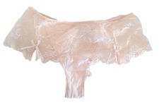 Chantelle Sheer Mesh Floral Lace Panties Sz M ,made In France New