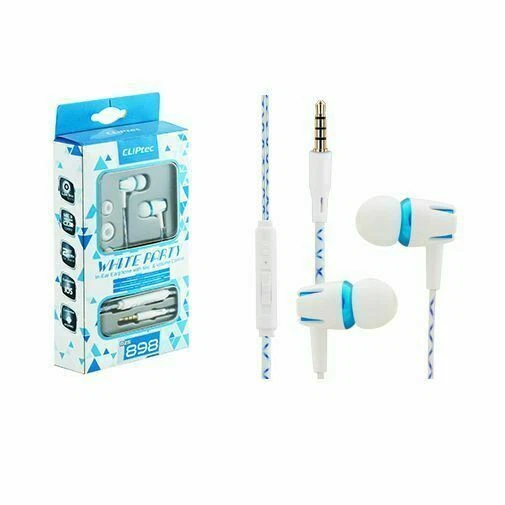CLiPtec Earphones Stereo Bass Headphones Headset Earbuds With Mic