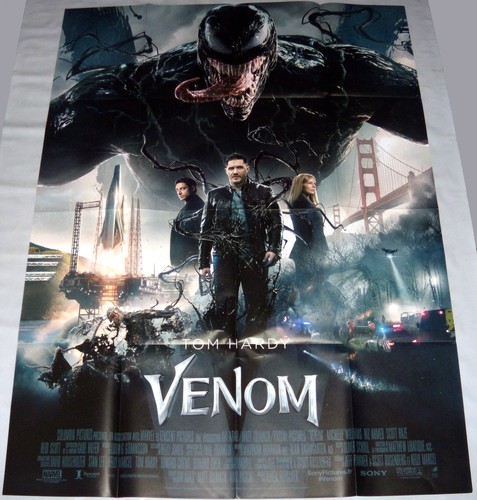 VENOM marvel comics Tom Hardy Michelle Williams Riz Ahmed LARGE French POSTER