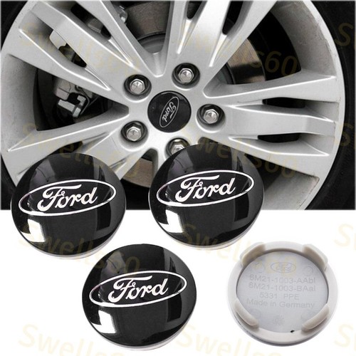 4X Black WHEEL HUB CENTER CAPS FORD CP9C1A096AA CMax Edge Focus