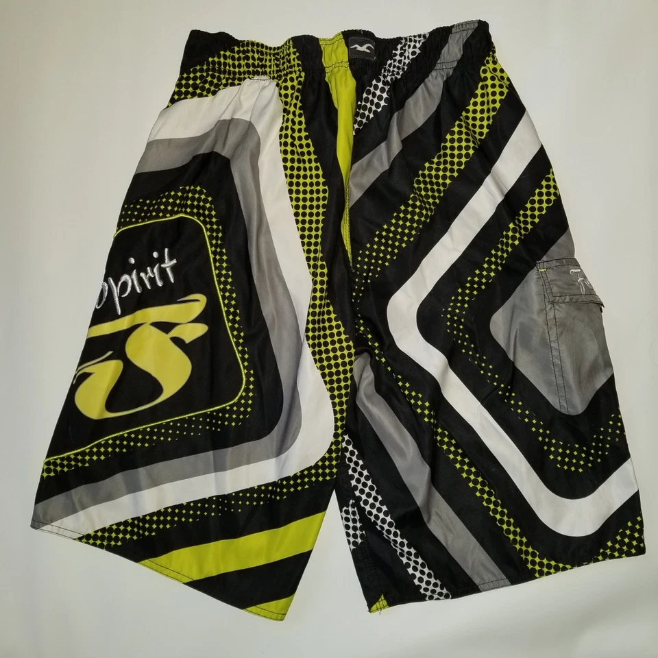 Pantalones Cortos Free Spirit Talla Grande Natación Surf Ropa Pantalones Cortos Diseños Gráficos Foto 4 de 4