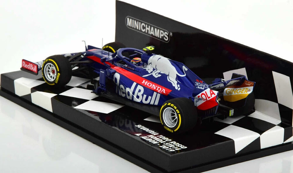 MODELLINO AUTO 1:43 F1 MINICHAMPS TORO ROSSO HONDA ALBON 2019 DIECAST MODELLISMO - Immagine 4 di 4