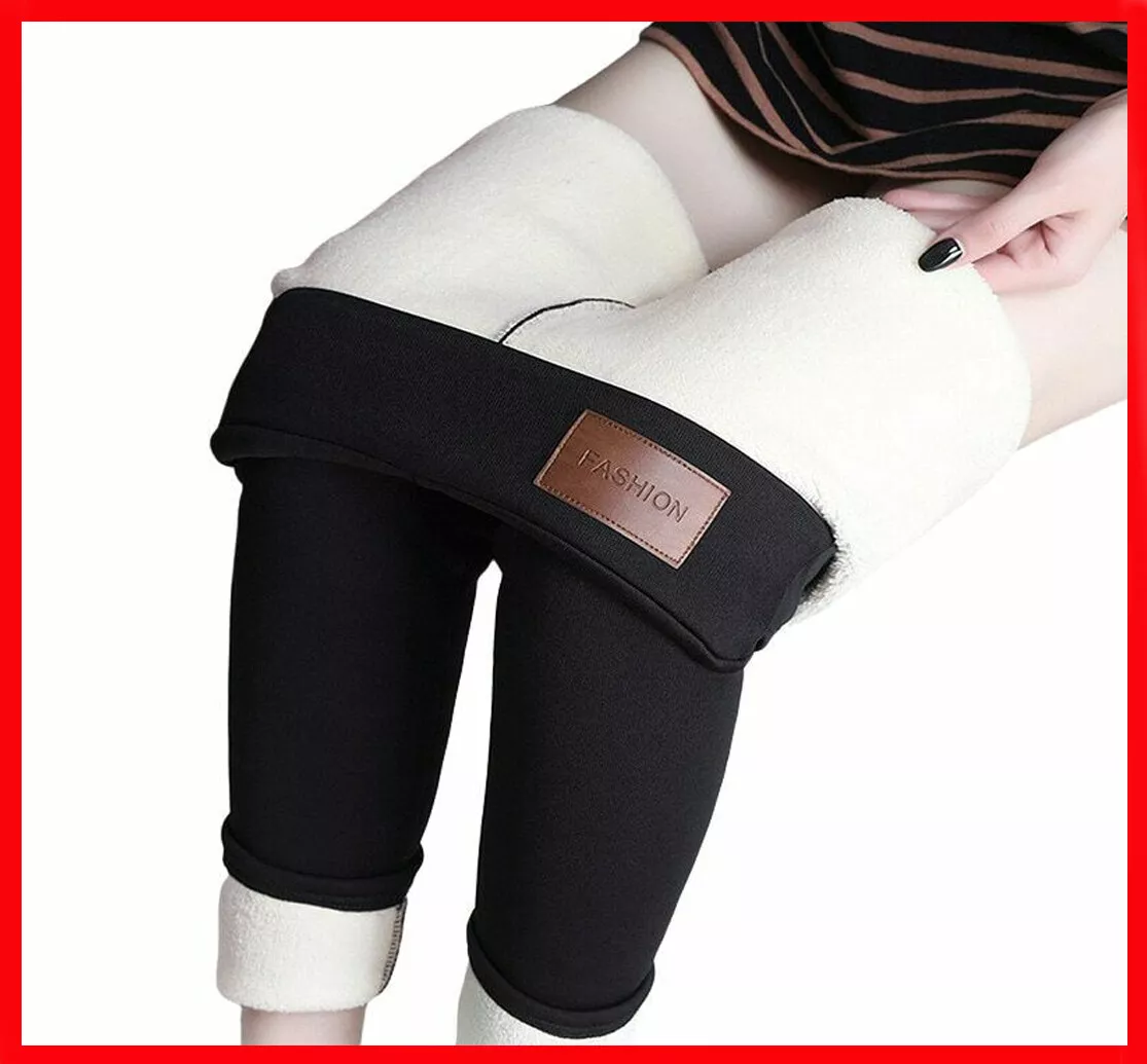 Pantalones de terciopelo para mujer Leggings de invierno para nieve frio