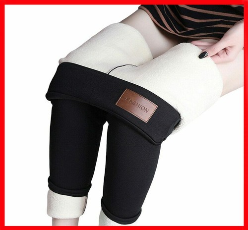Pantalones de terciopelo para mujer Leggings de invierno para nieve frio |  eBay