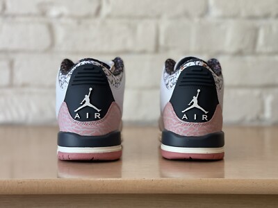 シューズ(女性用) Nike Air Jordan 3 RETRO (GS) Air Jordan 3 Retro Classic GS Size 7Y/ Women 8.5 White/Red