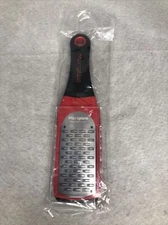 Microplane Home Series Bi-Directional Ribbon Grater Red Brand New