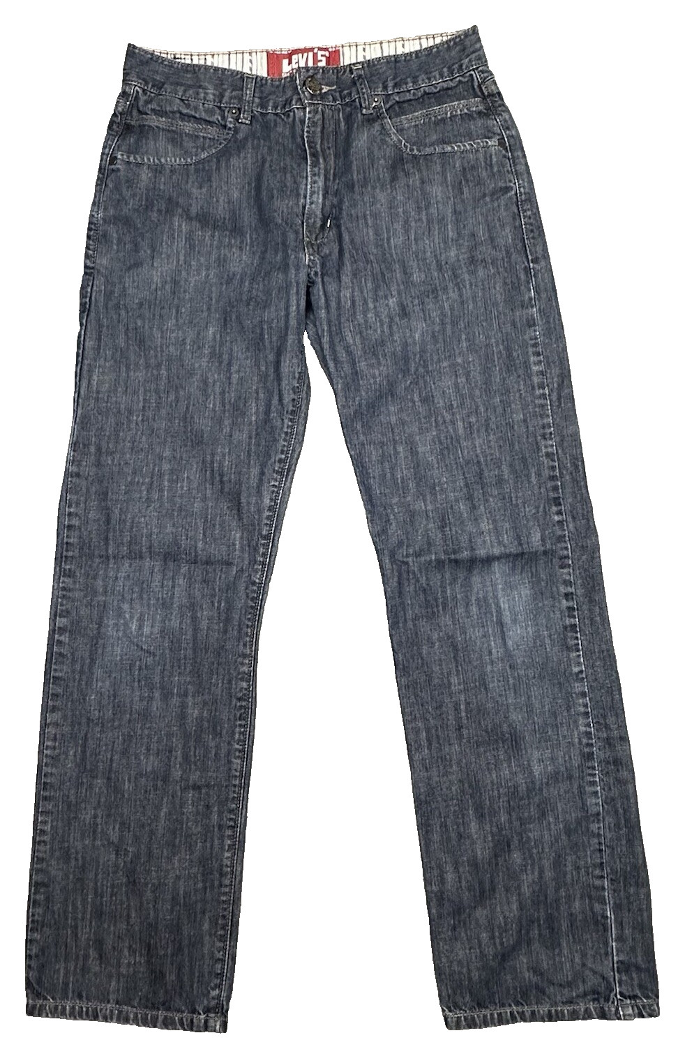 Levis 514 Jeans Womens 18 Reg Blue Denim Slim Straight 28x29 Flap Back Pockets