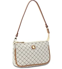 Rioni Signature (ivory ) SHOULDER FENDER handbag  STN-20059
