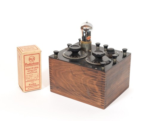 Mint Working 1923 Qualitone Regenerative Radio w/NOS Tipped Tube * Sioux City IA - Picture 1 of 12