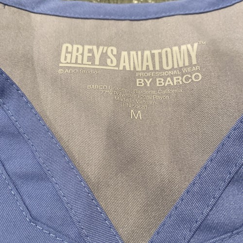 Scrubs Tops Mix Lot Of 5 Greys Purple Label V Neck Blue Womens Medical Sketchers - Picture 11 of 20