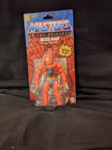 BEAST MAN Masters of the Universe Origins MOTU Retro Style Mattel MOC SEALED