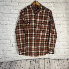 Vintage Polo Ralph Lauren Western Country Flannel Plaid Shirt size M Medium