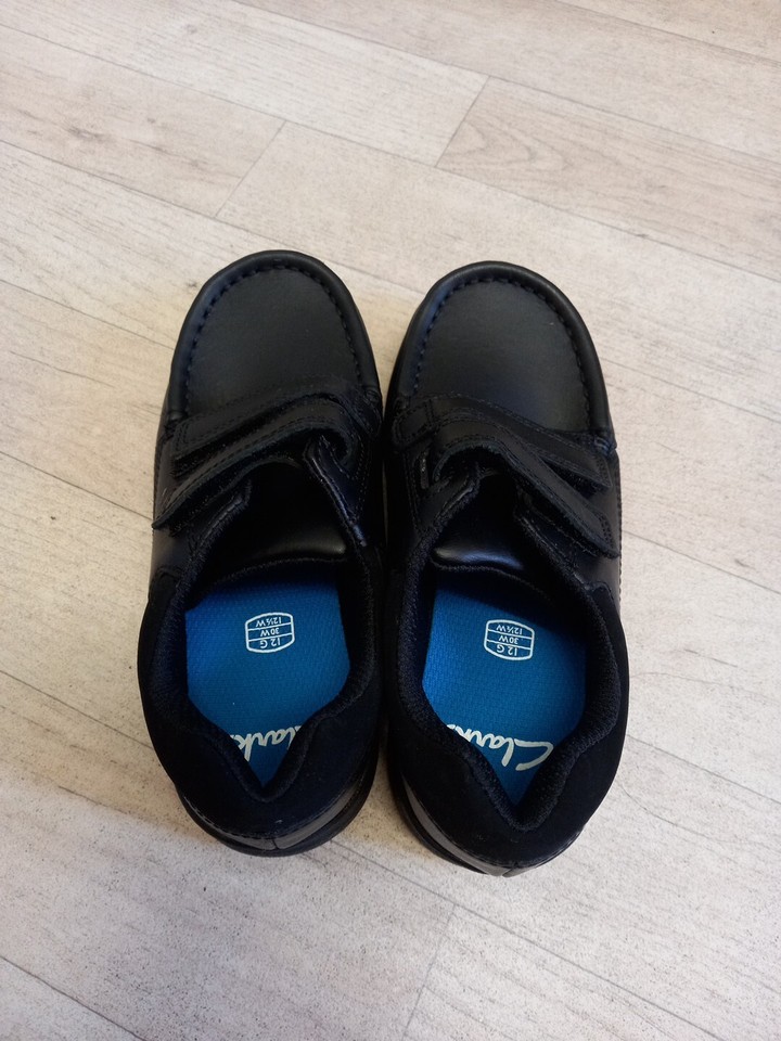 Boys Clarks School Shoes Size UK 12 G eBay